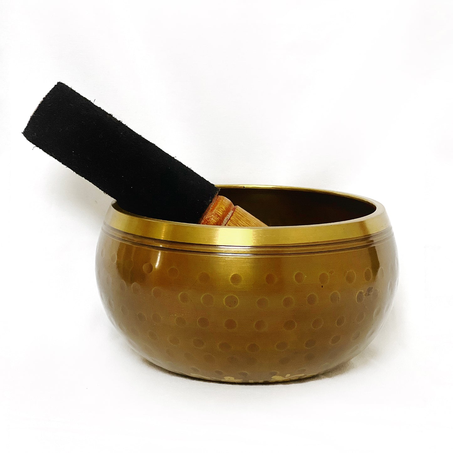 HAMMERED NEPALI SINGING BOWL [BRASS]