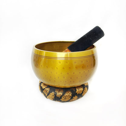 HAMMERED NEPALI SINGING BOWL [BRASS]