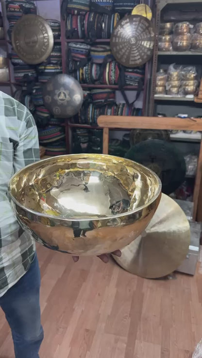 HANDMADE TIBETAN SINGING BOWL [BRONZE]