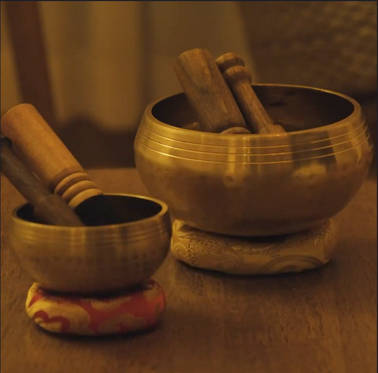 HAMMERED TIBETAN SINGING BOWL [BRASS]